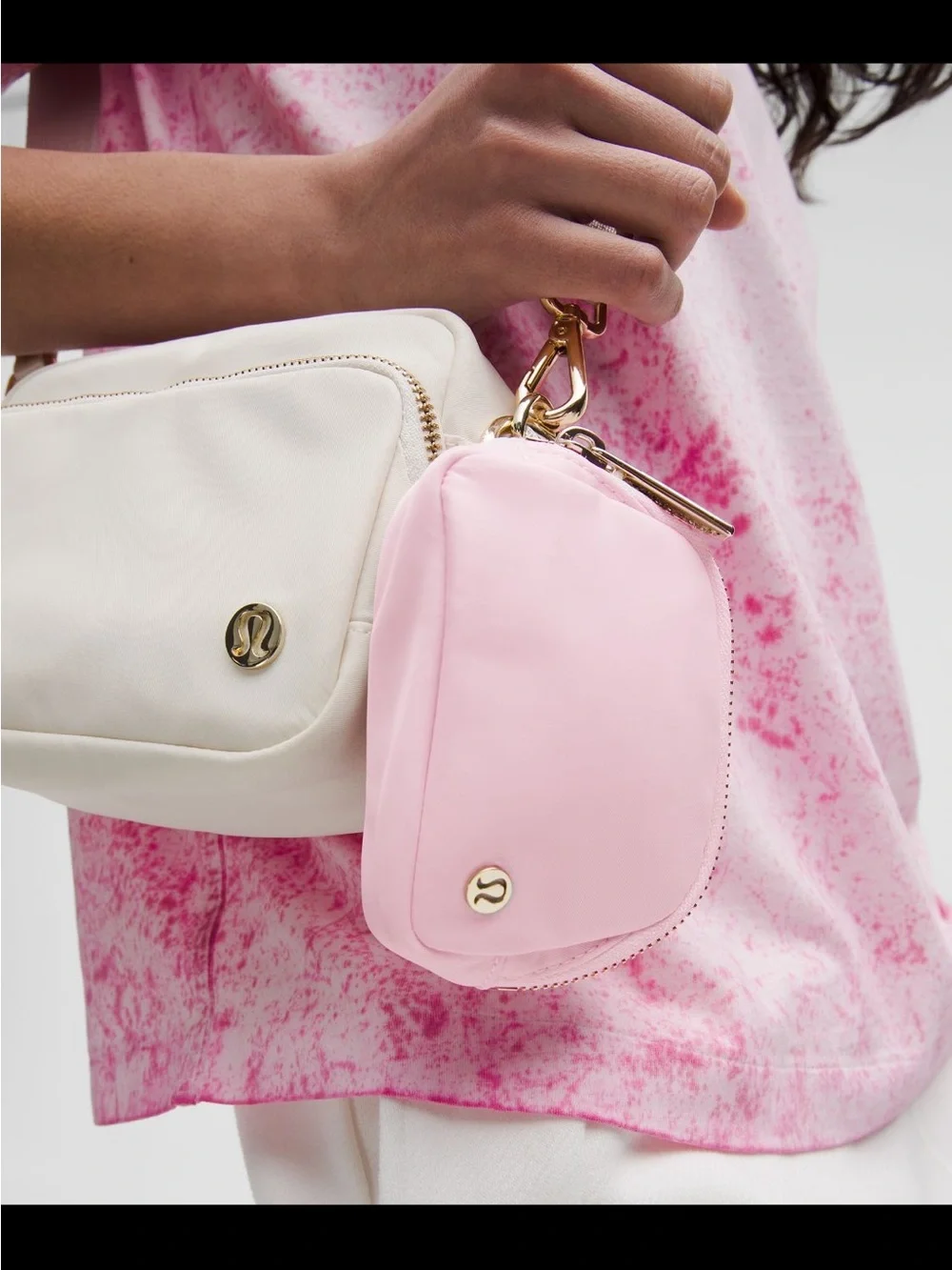 Lululemon Everywhere Belt Bag Nano in Blissful Pink/Gold
